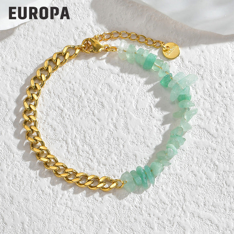 Wholesale Titanium Steel Gravel Bracelet